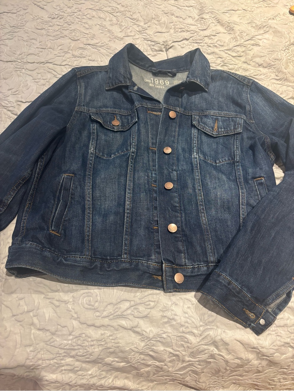 GAP Boys Dark Blue Denim Jean Jacket